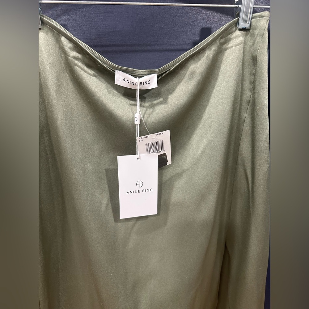 Anine Bing Jolin Silk Skirt NWT Size Small - Picture 9 of 11